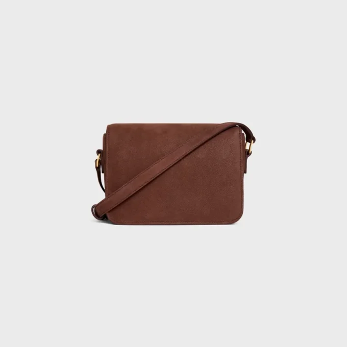 Bolso Teen Triomphe en piel de becerro nobuk granulada