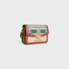 Bolso Teen Triomphe en tejido a rayas y piel de becerro Bolso Teen Triomphe en tejido a rayas y piel de becerro