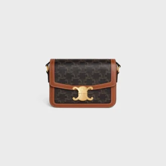 Bolso Teen Triomphe en Triomphe Canvas y piel de becerro