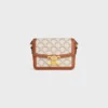 Bolso Teen Triomphe en Triomphe Canvas y piel de becerro Bolso Teen Triomphe en Triomphe Canvas y piel de becerro
