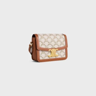 Bolso Teen Triomphe en Triomphe Canvas y piel de becerro