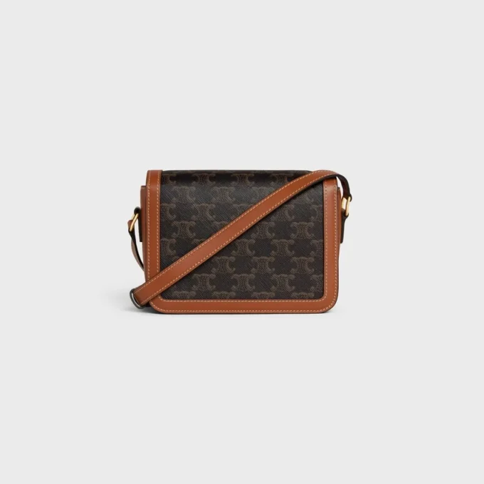 Bolso Teen Triomphe en Triomphe Canvas y piel de becerro Bolso Teen Triomphe en Triomphe Canvas y piel de becerro