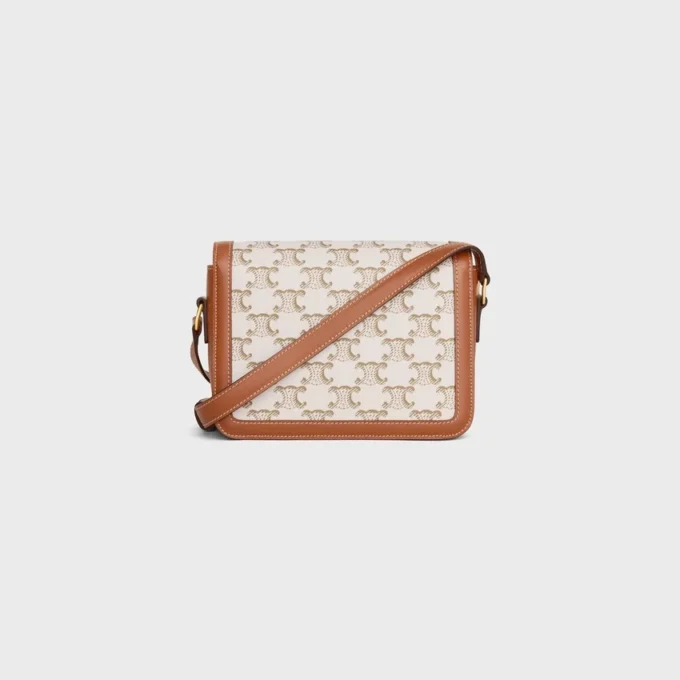 Bolso Teen Triomphe en Triomphe Canvas y piel de becerro Bolso Teen Triomphe en Triomphe Canvas y piel de becerro