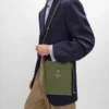 Bolso tipo bandolera Sharp en piel de cordero lisa Bolso tipo bandolera Sharp en piel de cordero lisa