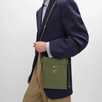Bolso tipo bandolera Sharp en piel de cordero lisa