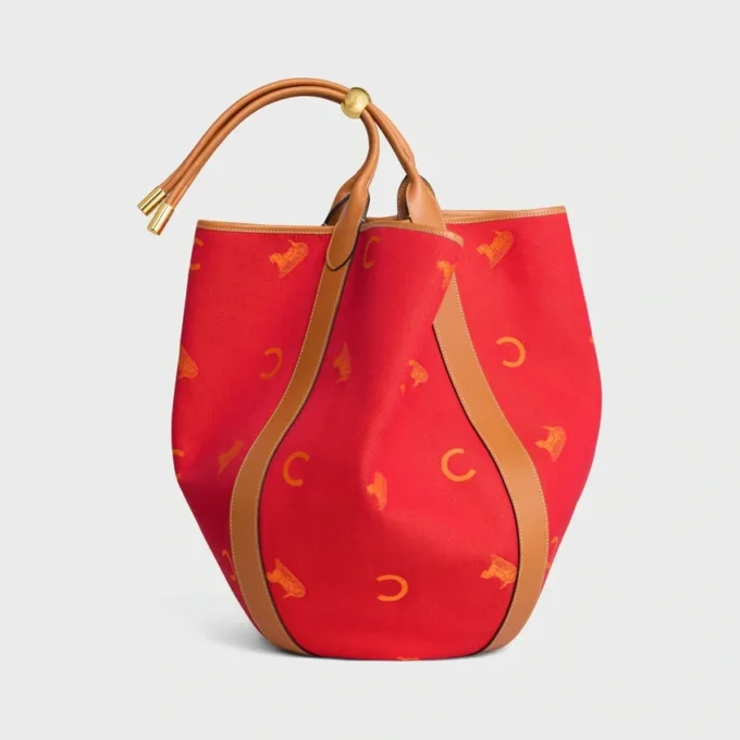 Bolso tipo cubo grande con tirantes en tejido Jacquard C Sulky Bolso tipo cubo grande con tirantes en tejido Jacquard C Sulky