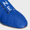 Bota alta de ballet con cordones en piel de cordero Bota alta de ballet con cordones en piel de cordero