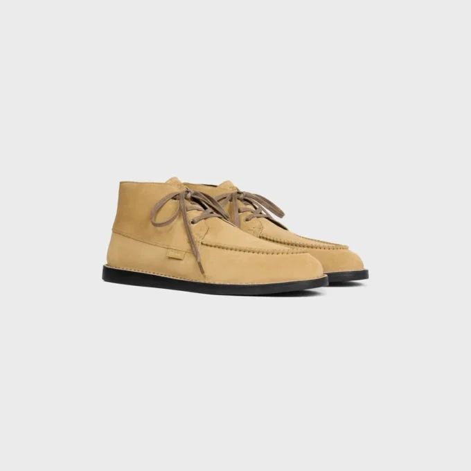 Bota chukka Sirocco en piel de becerro de gamuza