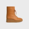 Bota con cordones Austin en piel de becerro brillante Bota con cordones Austin en piel de becerro brillante