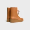 Bota con cordones Austin en piel de becerro brillante Bota con cordones Austin en piel de becerro brillante
