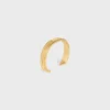 Brazalete pequeño CELINE Ribbon en latón con acabado dorado Brazalete pequeño CELINE Ribbon en latón con acabado dorado