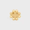 Broche Les Perles CELINE en strass, perlas de resina, latón con acabado dorado y acero Broche Les Perles CELINE en strass, perlas de resina, latón con acabado dorado y acero