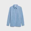 Camisa Classic de popelín de algodón a rayas Camisa Classic de popelín de algodón a rayas
