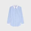 Camisa Classic de popelín de algodón a rayas Camisa Classic de popelín de algodón a rayas