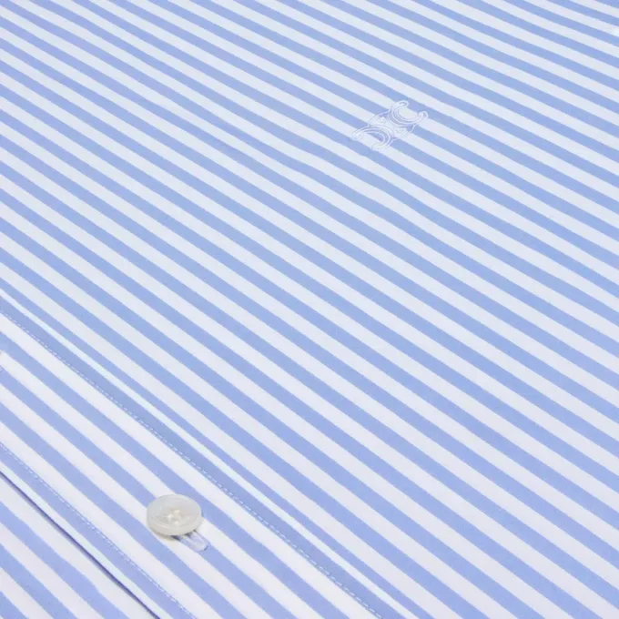 Camisa Classic de popelín de algodón a rayas Camisa Classic de popelín de algodón a rayas
