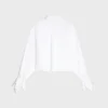 Camisa corta de popelín de algodón Camisa corta de popelín de algodón