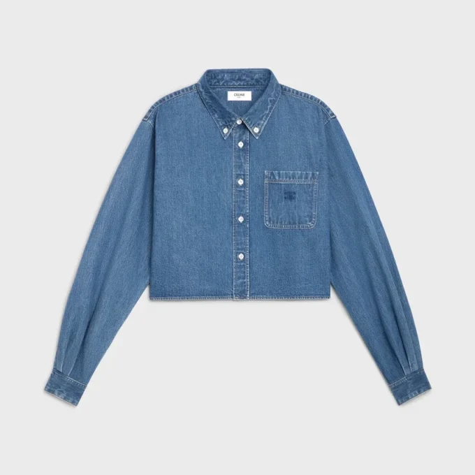 Camisa corta en denim Union Ocean Wash Camisa corta en denim Union Ocean Wash
