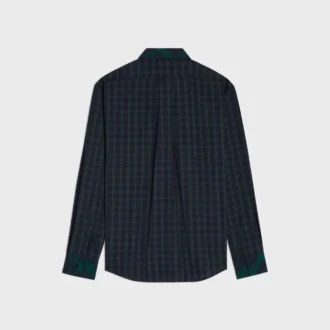 Camisa de algodón a cuadros