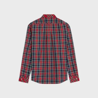 Camisa de algodón a cuadros
