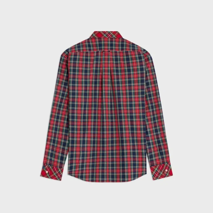 Camisa de algodón a cuadros Camisa de algodón a cuadros
