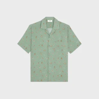 Camisa de bolos con estampado de cachemira Viscosa