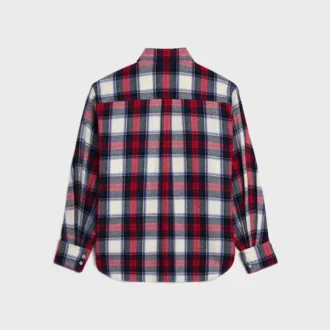Camisa de cachemira a cuadros