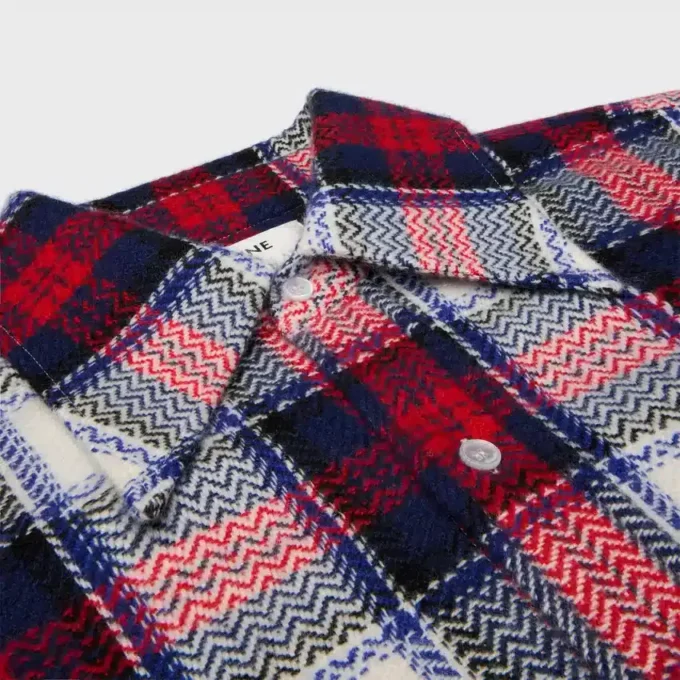 Camisa de cachemira a cuadros Camisa de cachemira a cuadros