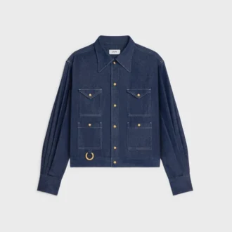 Camisa de denim de algodón