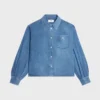 Camisa de denim de algodón Camisa de denim de algodón