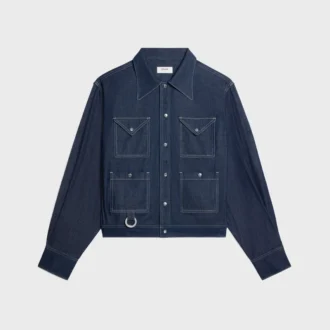 Camisa de denim de algodón