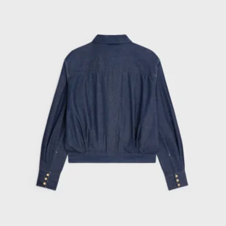 Camisa de denim de algodón