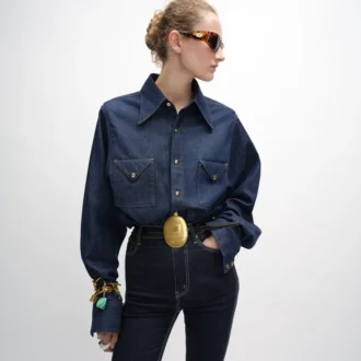 Camisa de mezclilla