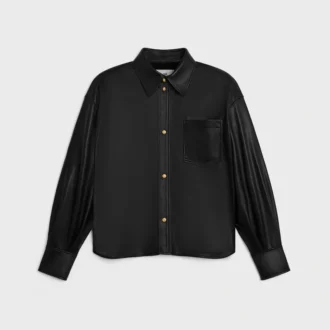 Camisa de piel de cordero suave