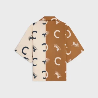 Camisa de pijama en sarga de seda