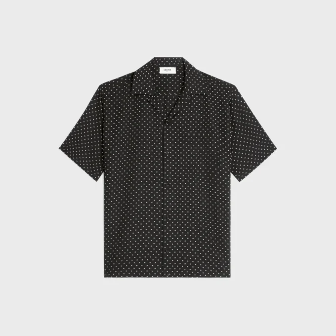 Camisa hawaiana de viscosa estampada Camisa hawaiana de viscosa estampada
