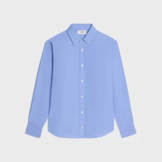 Camisa holgada de popelín de algodón