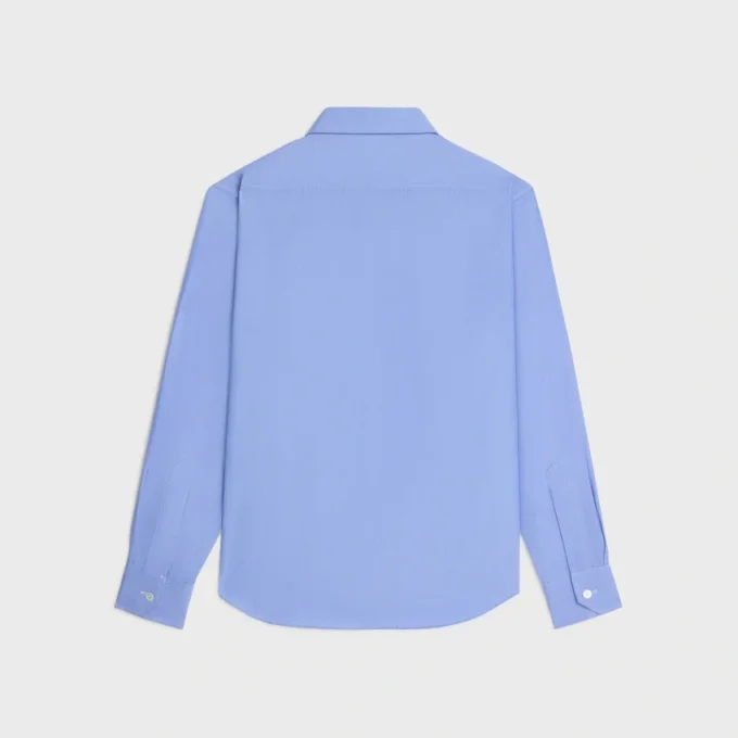 Camisa holgada de popelín de algodón