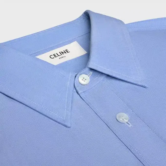 Camisa holgada de popelín de algodón