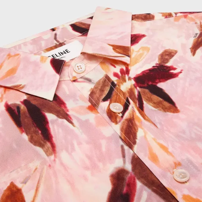Camisa holgada en crepé de China Camisa holgada en crepé de China