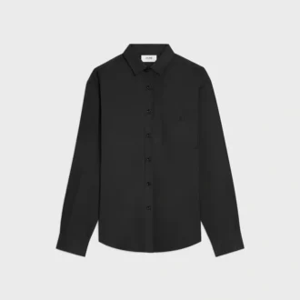 Camisa holgada en sarga de seda Camisa holgada en sarga de seda