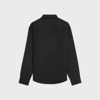 Camisa holgada en sarga de seda Camisa holgada en sarga de seda