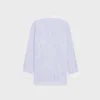 Camisa oversize de algodón cambray a rayas Camisa oversize de algodón cambray a rayas