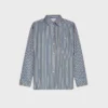 Camisa oversize de sarga de seda Camisa oversize de sarga de seda