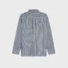 Camisa oversize de sarga de seda Camisa oversize de sarga de seda