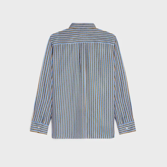 Camisa oversize de sarga de seda Camisa oversize de sarga de seda