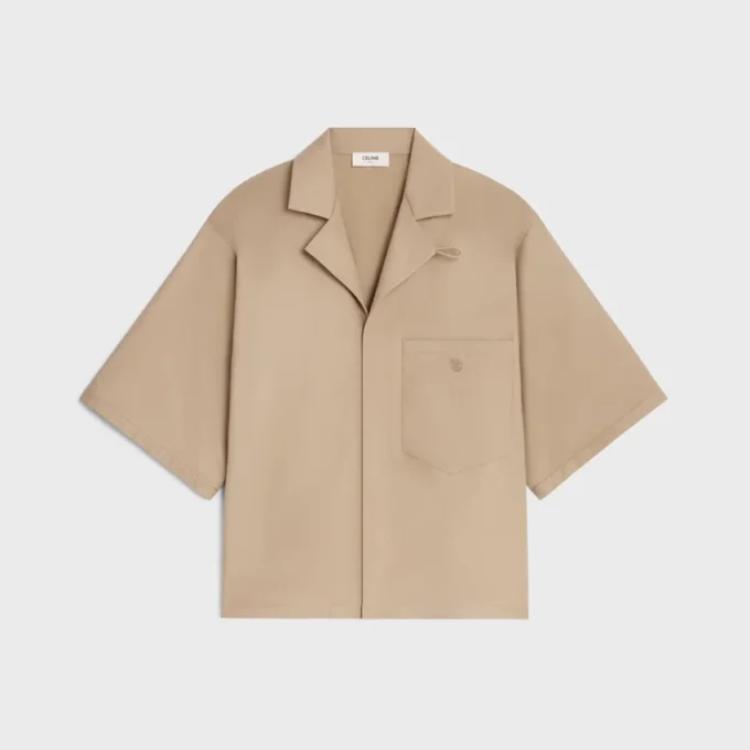 Camisa Scout en gabardina de algodón ligero