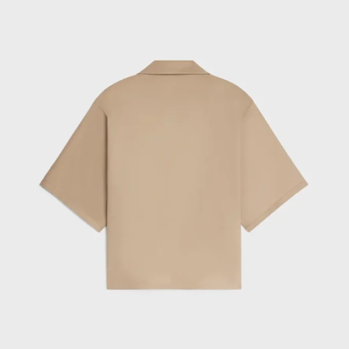 Camisa Scout en gabardina de algodón ligero
