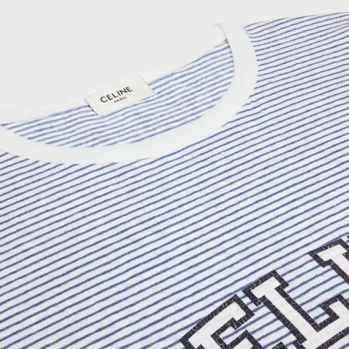 Camiseta CELINE 70’S en jersey a rayas Camiseta CELINE 70’S en jersey a rayas