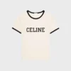Camiseta CELINE Regular en jersey de algodón Camiseta CELINE Regular en jersey de algodón