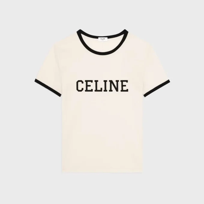 Camiseta CELINE Regular en jersey de algodón Camiseta CELINE Regular en jersey de algodón